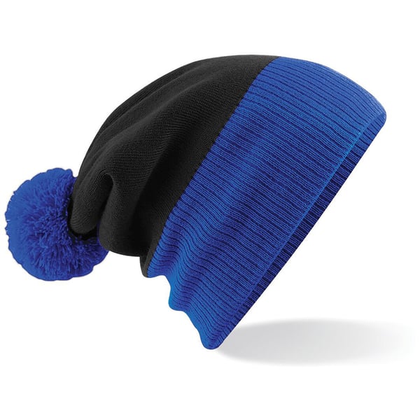Beechfield Kids Snowstar Duo Two-Tone Winter Beanie Hat
