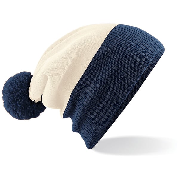 Beechfield Kids Snowstar Duo Two-Tone Winter Beanie Hat