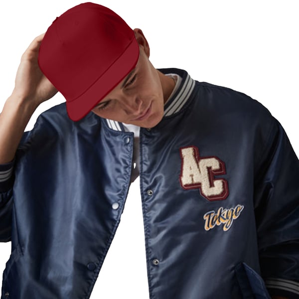 Beechfield Unisex 5 paneelin retro räppärilippis