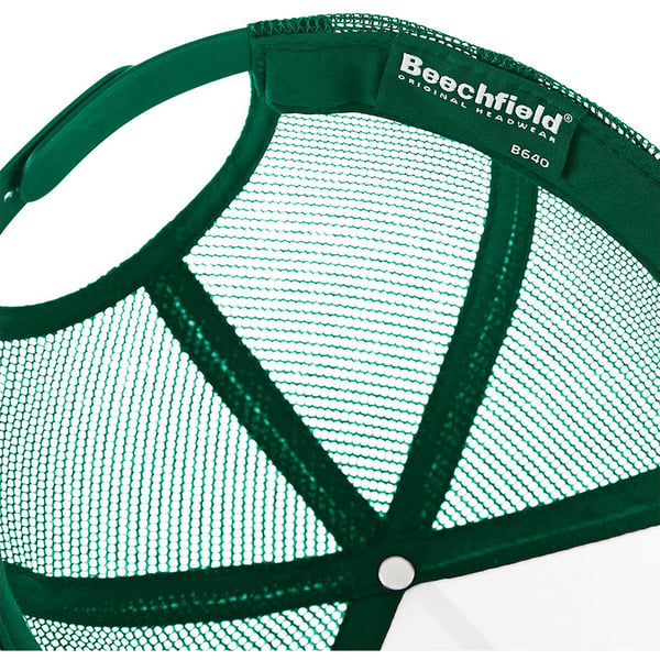 Beechfield Mens Half Mesh Trucker Cap / Headwear