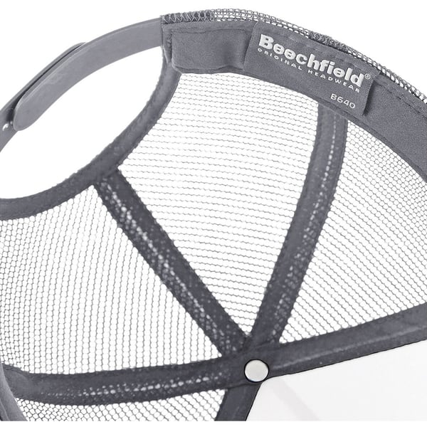 Beechfield Mens Half Mesh Trucker Cap / Headwear
