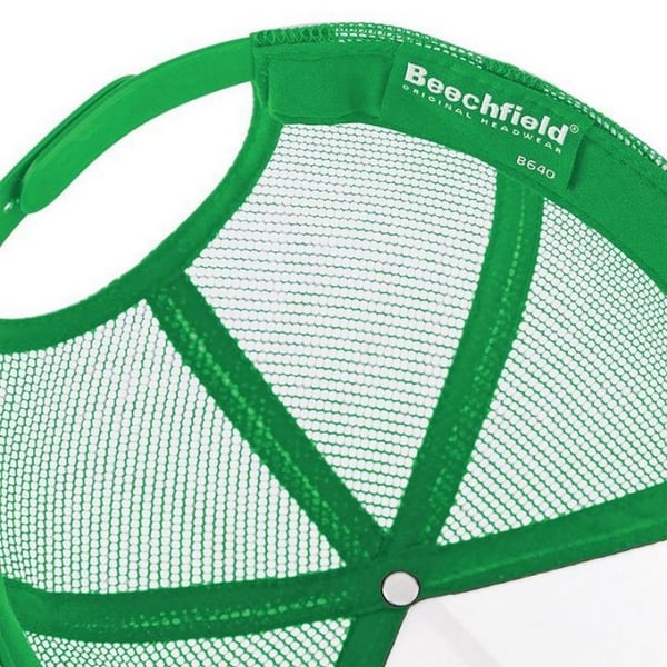 Beechfield Mens Half Mesh Trucker Cap / Headwear