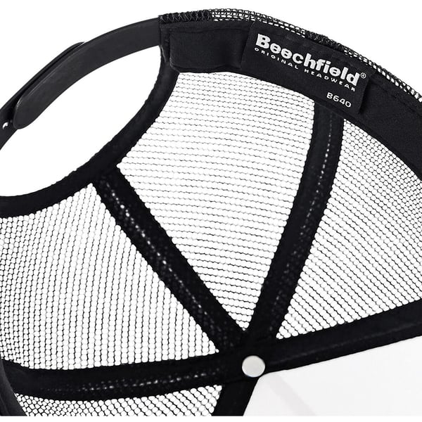 Beechfield Mens Half Mesh Trucker Cap / Headwear