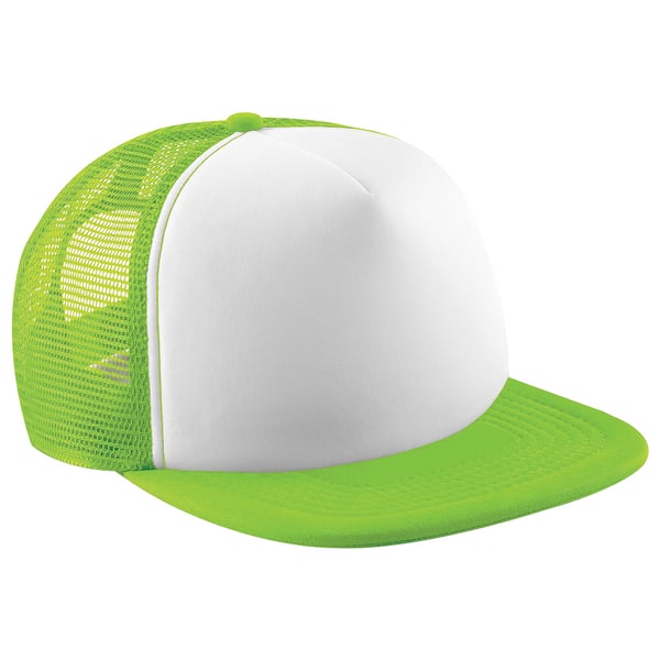 Beechfield Vintage Enfärgad Snapback Truckerkeps