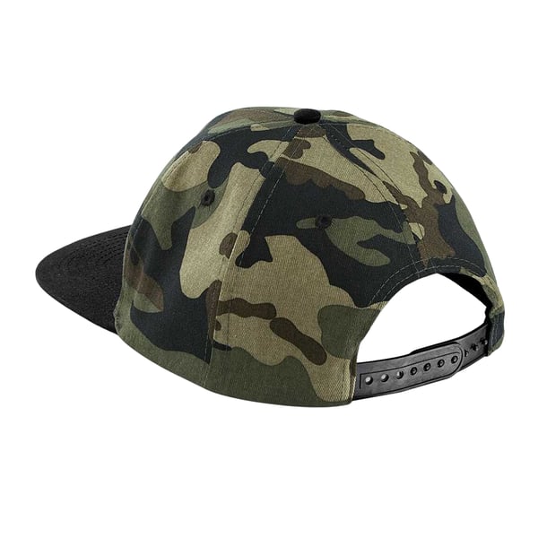 Beechfield Kamouflage Retro Snapback Keps
