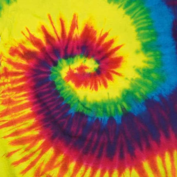 Colortone Kids/Childrens Rainbow Tie-Dye Heavyweight T-Shirt