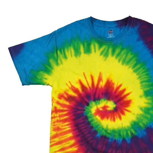 Colortone Kids/Childrens Rainbow Tie-Dye Heavyweight T-Shirt