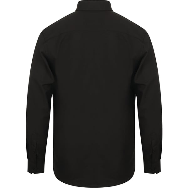 Henbury Mens Wicking Long Sleeve Work Shirt