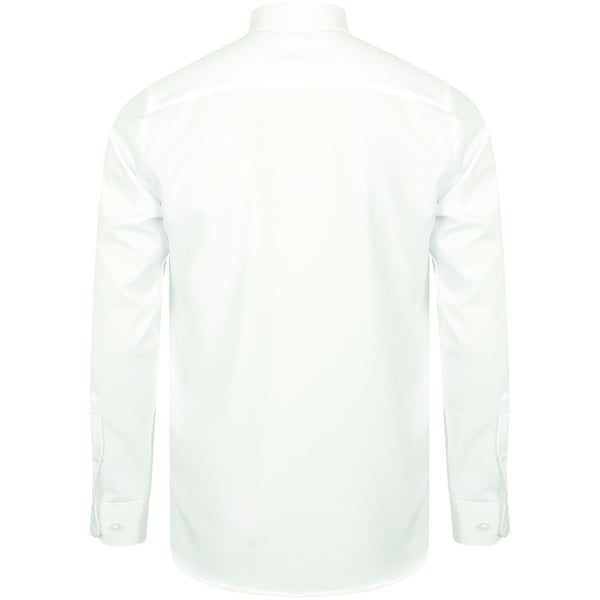 Henbury Mens Wicking Long Sleeve Work Shirt