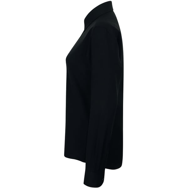 Henbury Womens/Ladies Wicking Long Sleeve Work Shirt