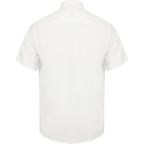 Henbury Mens Wicking Short Sleeve Work Shirt