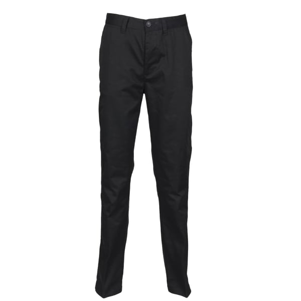 Henbury Mens 65/35 Flat Fronted Chino Trousers
