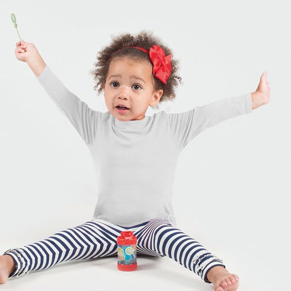 Larkwood Baby Unisex Plain Long Sleeve T-Shirt