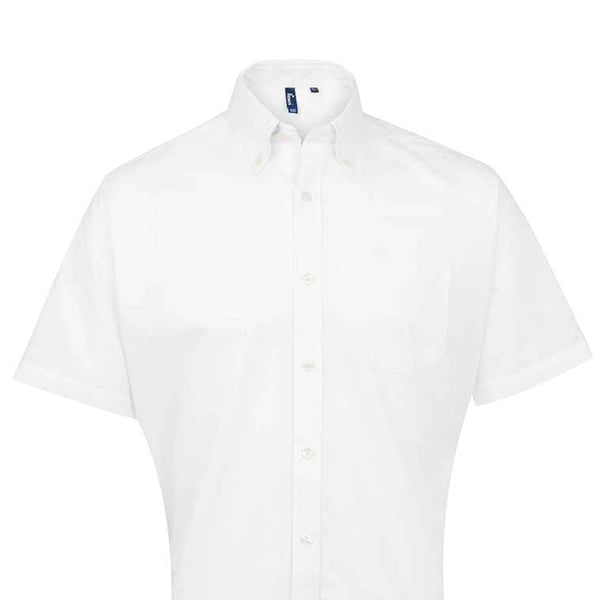 Premier Mens Signature Oxford Short Sleeve Work Shirt