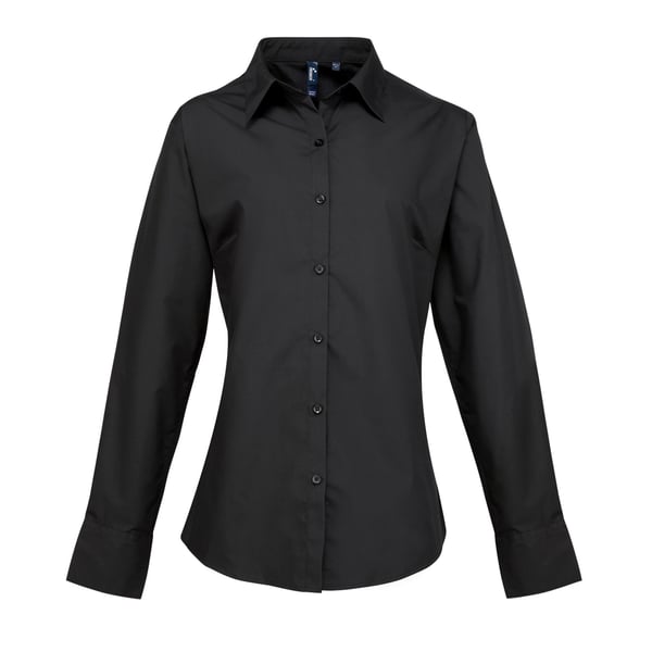 Premier Womens/Ladies Supreme Heavy Poplin Long Sleeve Work Shirt