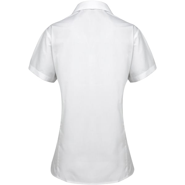 Premier Womens/Ladies Supreme Heavy Poplin Short Sleeve Work Shirt