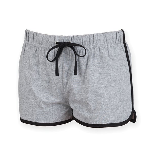 Skinni Fit Womens/Ladies Retro Training / Fitness Sports Shorts