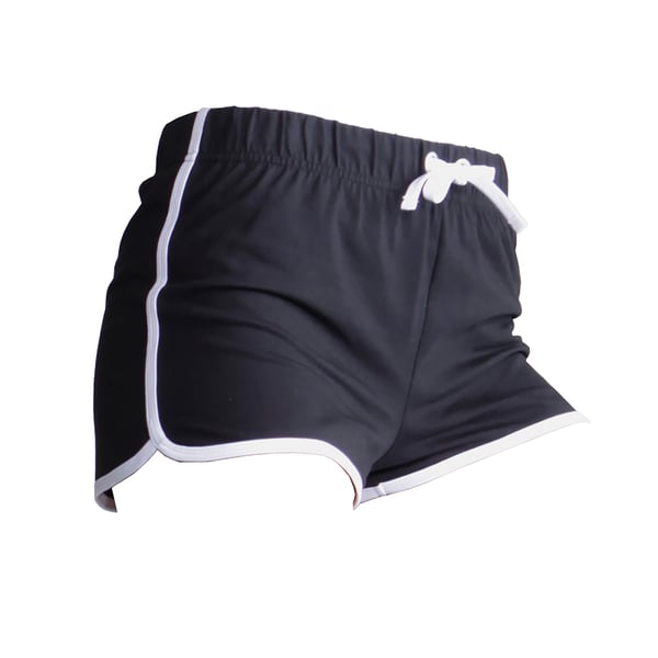 Skinni Fit Womens/Ladies Retro Training / Fitness Sports Shorts