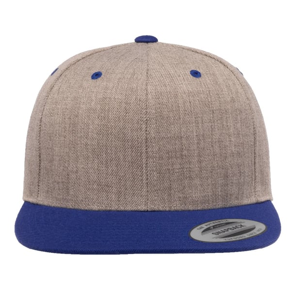 Yupoong Mens The Classic Premium Snapback 2-Tone Cap