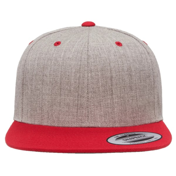 Yupoong Mens The Classic Premium Snapback 2-Tone Cap