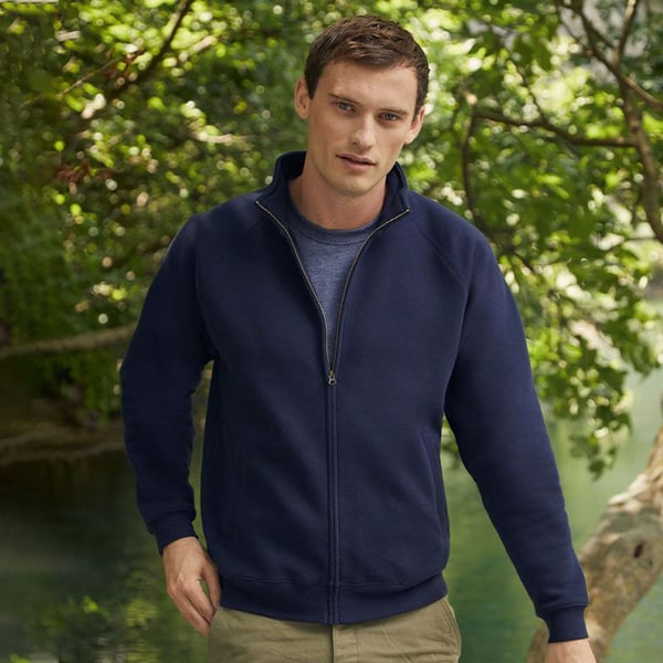 Fruit Of The Loom Mens Premium 70/30 Full Zip Sweatshirt Jacket