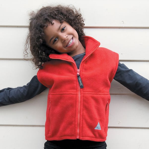 Result Childrens Unisex Anti-Pill Polar-Therm® Fleece Bodywarmer / Gilet
