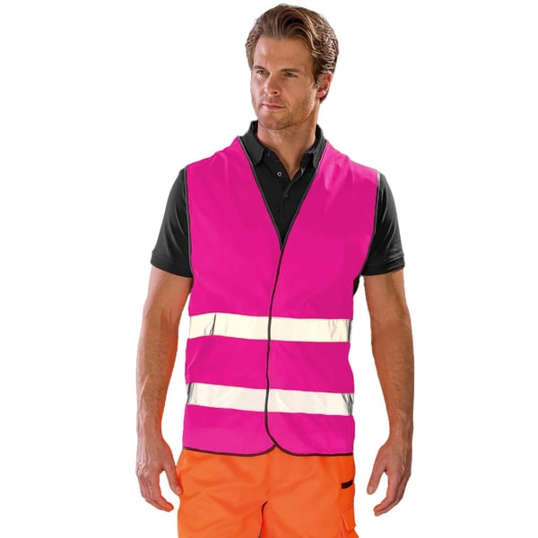 Result Core Unisex Motorist Hi-Vis sikkerhedsvest til voksne