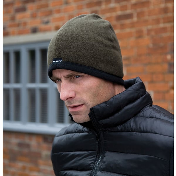 Result Unisex Winter Essentials Reversible Microfleece Bob Hat