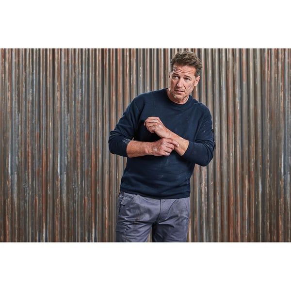 Russell Europe Mens Heavy Duty Collar Sweatshirt