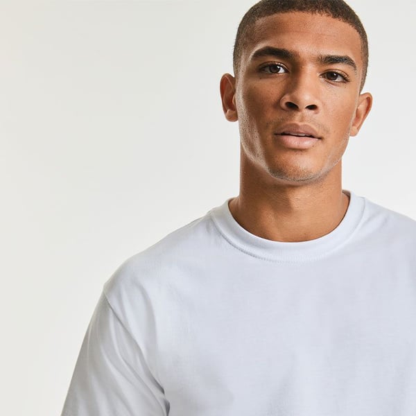 Russell Europe Mens Classic Heavyweight Ringspun Short Sleeve T-Shirt