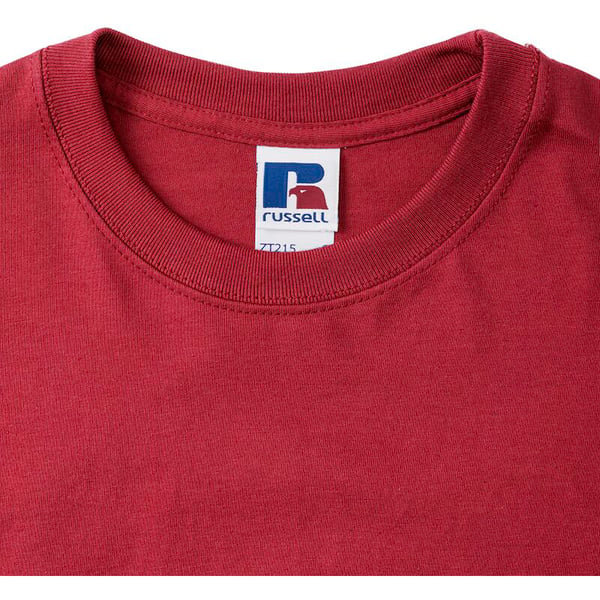 Russell Europe Mens Classic Heavyweight Ringspun Short Sleeve T-Shirt