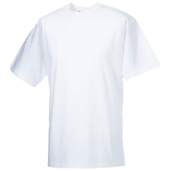 Russell Europe Mens Classic Heavyweight Ringspun Short Sleeve T-Shirt