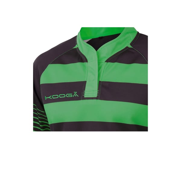 KooGa Boys Junior Touchline Hooped Match Rugby Shirt