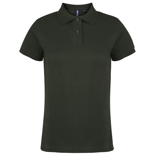 Asquith & Fox Womens/Ladies Plain Short Sleeve Polo Shirt