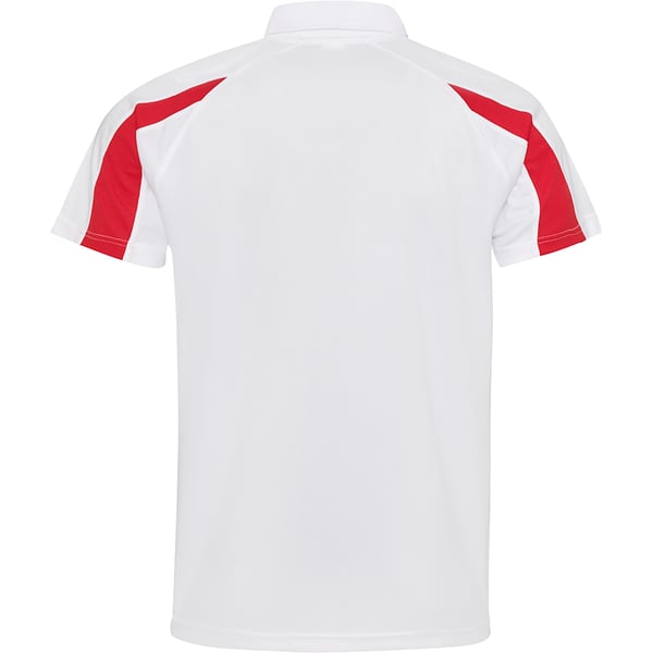 AWDis Just Cool Mens Short Sleeve Contrast Panel Polo Shirt