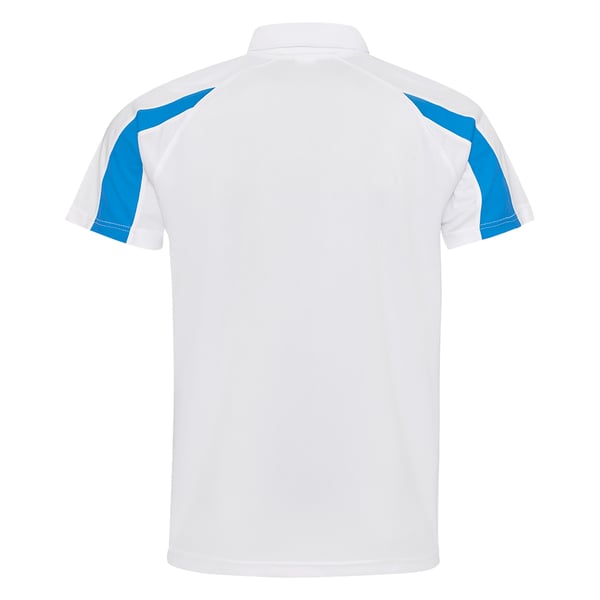 AWDis Just Cool Mens Short Sleeve Contrast Panel Polo Shirt