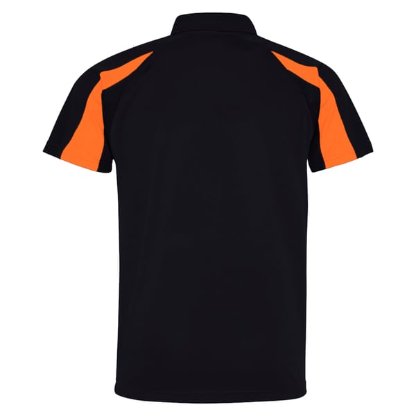 AWDis Just Cool Mens Short Sleeve Contrast Panel Polo Shirt