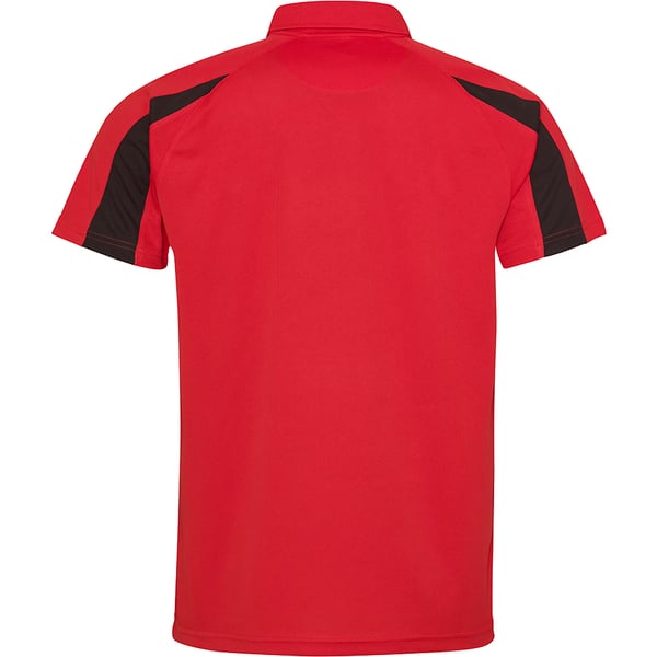 AWDis Just Cool Mens Short Sleeve Contrast Panel Polo Shirt