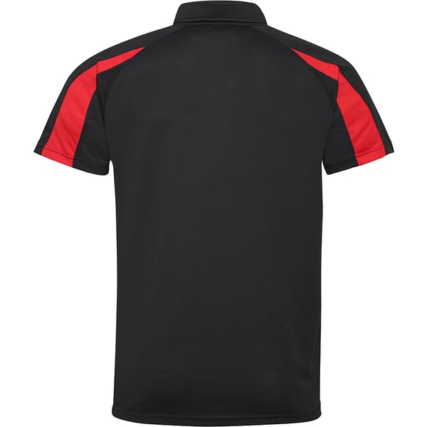 AWDis Just Cool Mens Short Sleeve Contrast Panel Polo Shirt