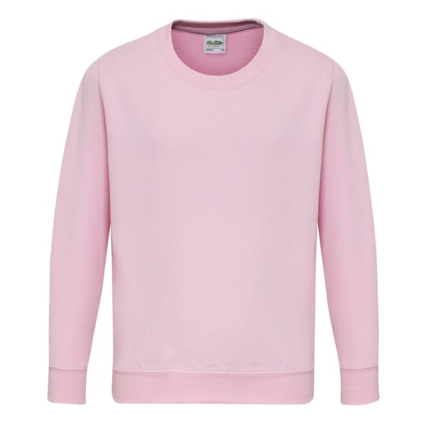 AWDis Just Hoods Childrens/Kids Plain Crew Neck Sweatshirt