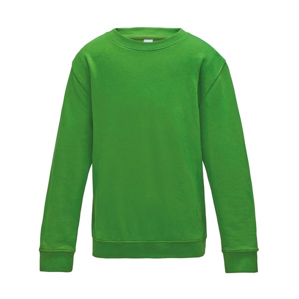 AWDis Just Hoods Childrens/Kids Plain Crew Neck Sweatshirt