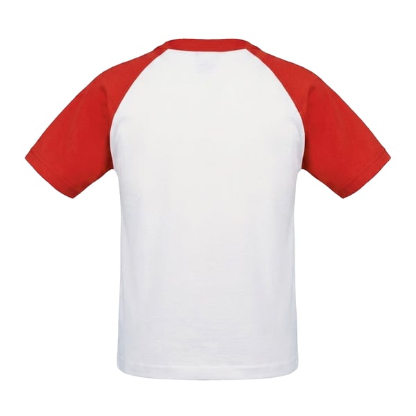 B&C Childrens Boys Short Sleeve Baseball T-Shirt