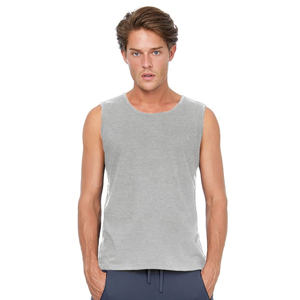 B&C Miesten Hihaton Urheilullinen Toppi
