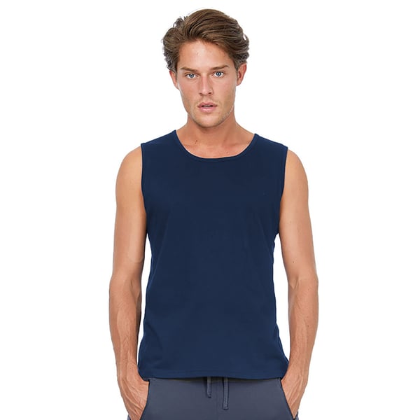 B&C Miesten Hihaton Urheilullinen Toppi