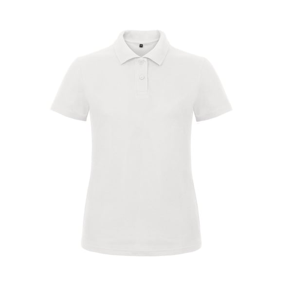 B&C Womens/Ladies ID.001 Plain Short Sleeve Polo Shirt