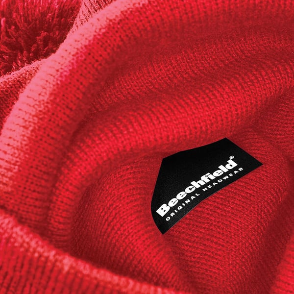 Beechfield Unisex Original Pom Pom Pom Vintermåtte
