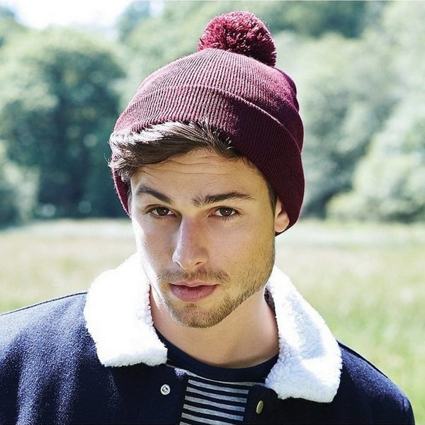 Beechfield Unisex Original Pom Pom Pom Vintermåtte