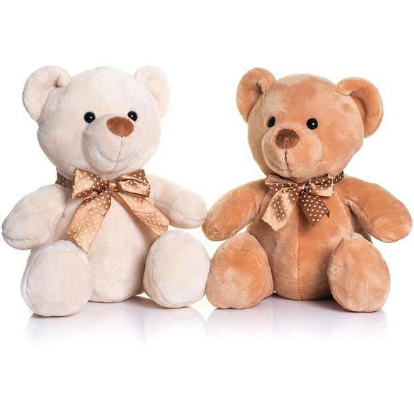 Mumbles Velvet Bear With Ribbon