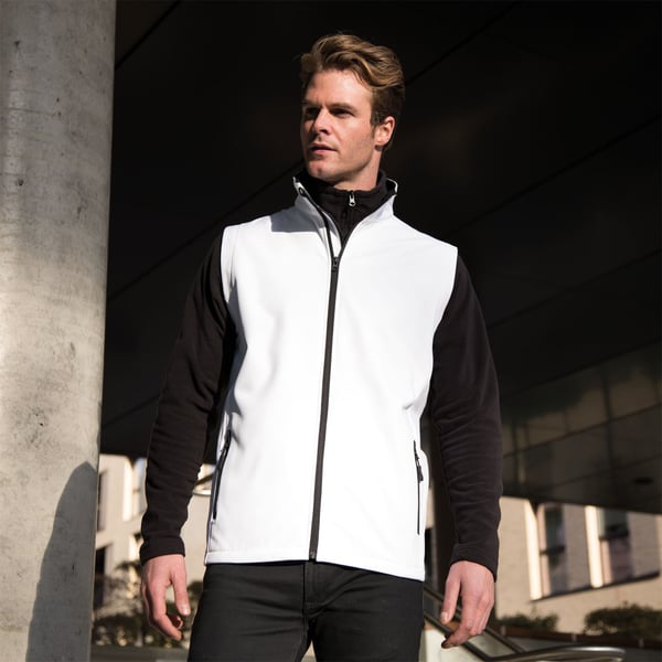 Result Mens Core Printable Softshell Bodywarmer