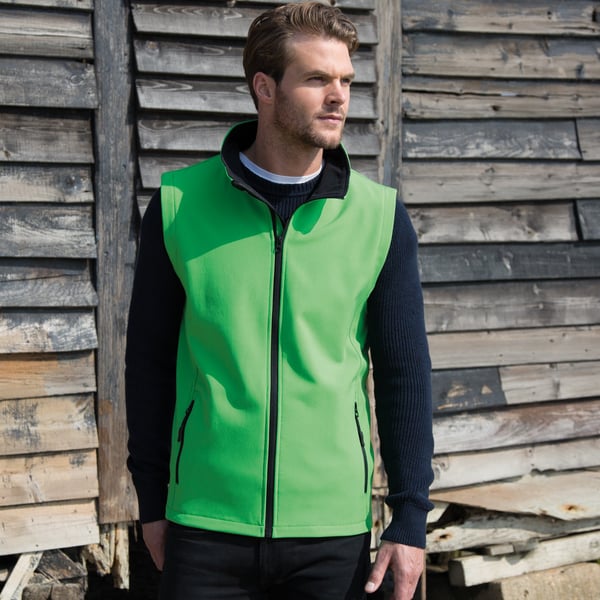 Result Mens Core Printable Softshell Bodywarmer